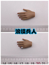 Soldier 1 6 female soldier gold ring diamond ring spot two options do not include hand type