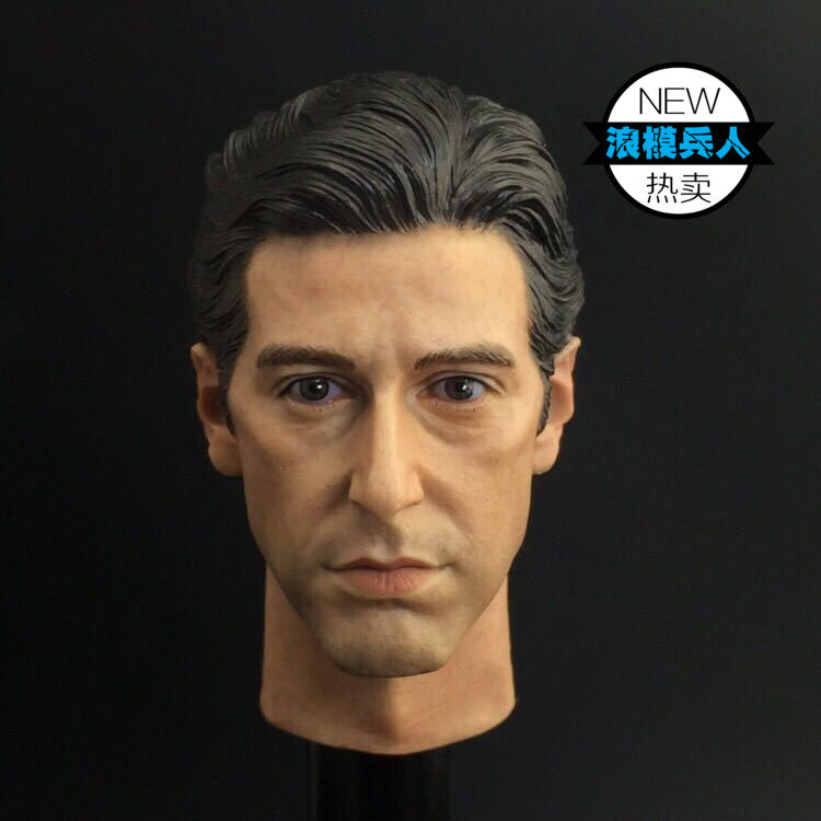 1 6 Godfather Alpacino Head Carving Mike Young Edition Refined Work Version Spot