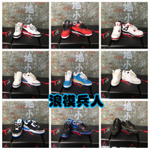 Soldier 1 No 6 12 library board shoes Basketball shoes Sneakers OB small cloth non-real person wear hollow