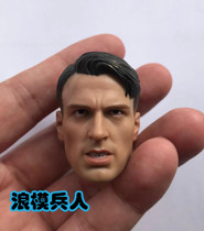1 6 Captain America bared teeth expression angry version of the head carving spot