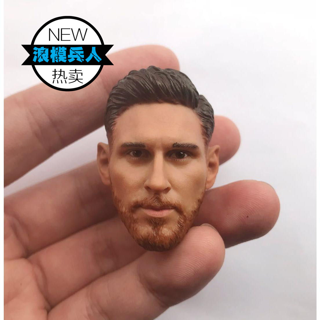 Soccer star Messi head carving 1 6 World Cup soldiers' head carving spot (batch)