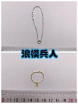 Soldier 1 6 necklace pendant gold silver trendy street fashion spot