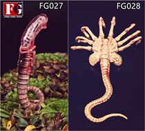 Fire Girl Toys 1 6 scene props Iron Warrior Alien contract larva face bug