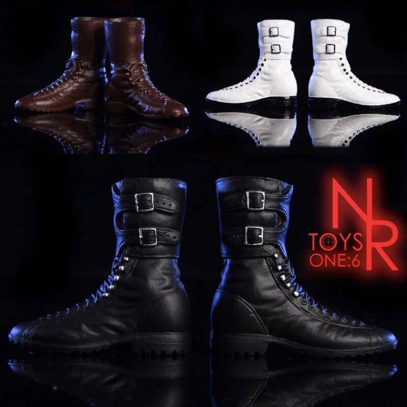 NRToys 1 6 soldier doll NR04 combat boots for male soldier ankle boots trend spot