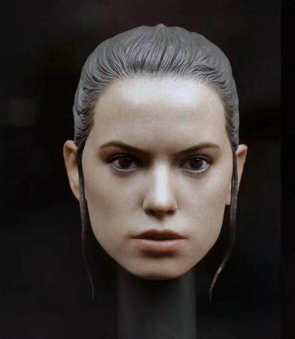 Soldier 1 6 head sculpture model Rey Rey head sculpture Rey female head sculpture non-HT spot