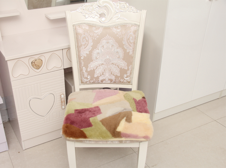 Len len đệm sofa đệm pad nhỏ cừu cắt lông ngắn pad ghế ăn xe ghế đệm mùa đông len pad mua thảm lót ghế sofa