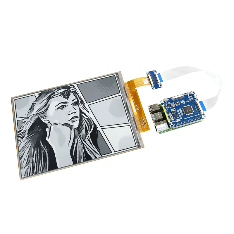micro snow Raspberry Pi 10.3-дюймовый модуль экрана Eink с гибким экраном E-PAPER USB/SPI/I2C