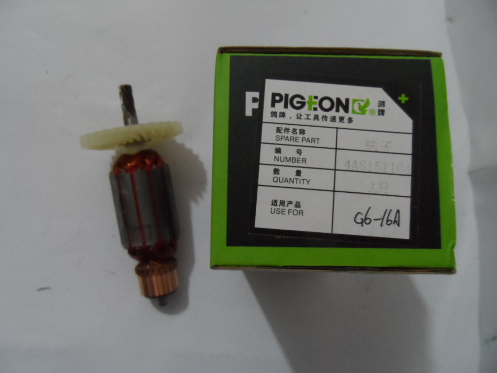 Original fitting accessories such as dove G6-16A aircraft drilling rotor stator size gear head shell handle output shaft carbon brush