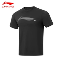 Li Ning, спортивная футболка с коротким рукавом, нарукавники, летний комплект подходит для мужчин и женщин, короткий рукав