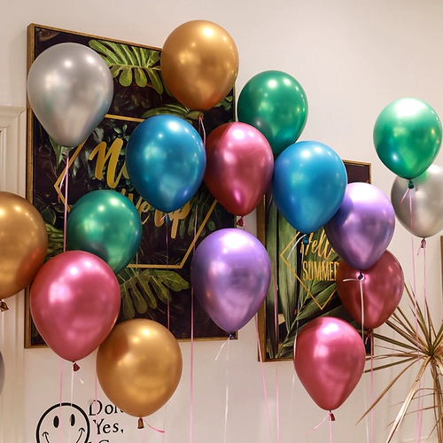 Металлический латексный воздушный шар на день Святого Валентина, 12 дюймов, увеличенная толщина