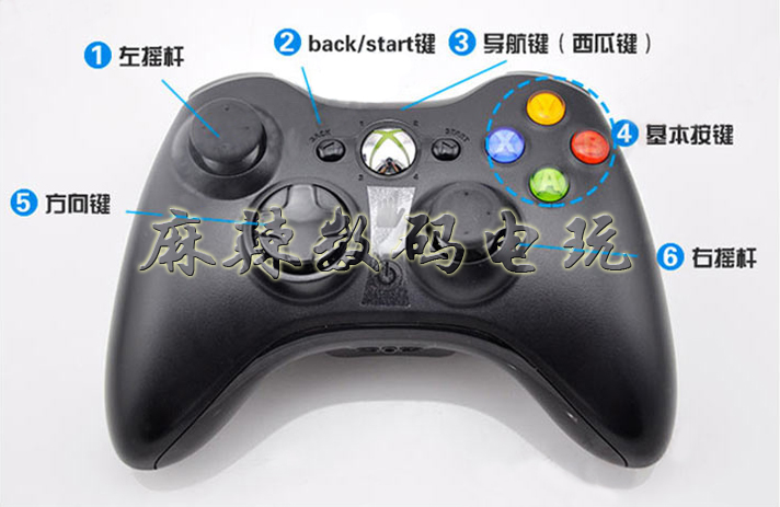 Bộ điều khiển không dây gốc XBOX360 chính hãng X360 xử lý máy tính PC rung điều khiển trò chơi tại chỗ pc - XBOX kết hợp tay cầm fo4