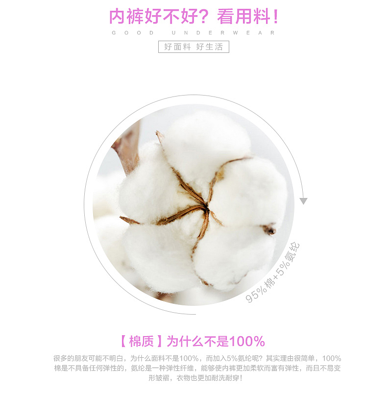 Slip jeunesse LUNILAI en coton - Ref 663725 Image 8