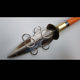 Martial arts equipment three-pointed two-edged knife Yang Jian Erlang knife stainless steel eighteen kinds of weapons unsharpened factory direct sales