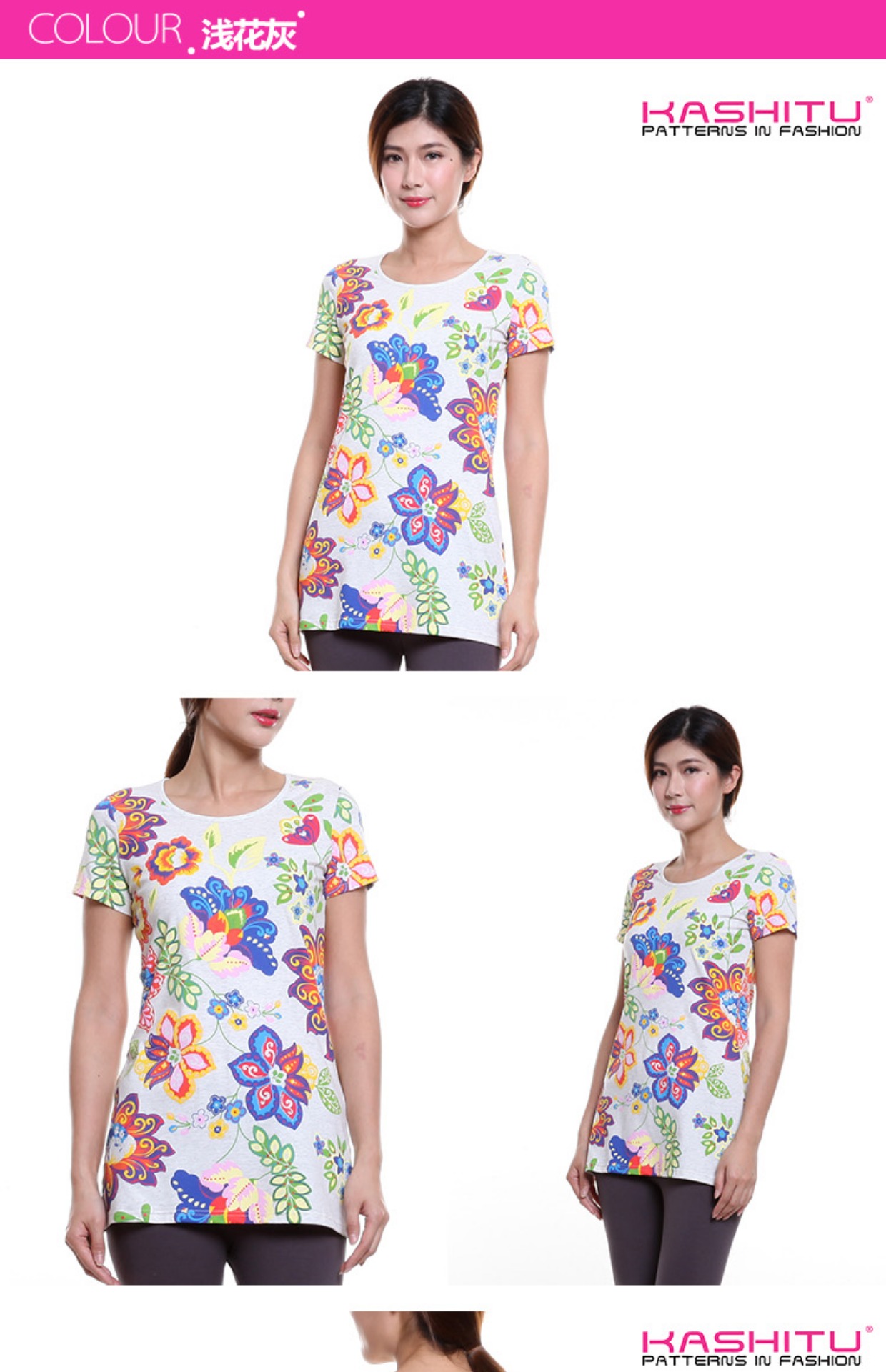 Áo thun nữ phong cách dân tộc mùa hè áo thun nữ tay ngắn cotton dài 2019 mới hè rộng rãi áo size rộng - Cộng với kích thước quần áo áo polo nữ
