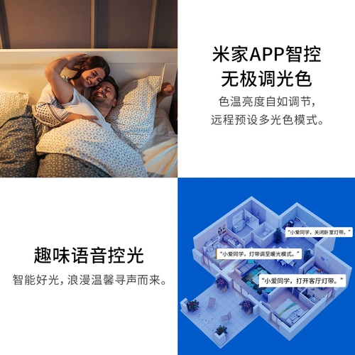 Светодиодный светильник, умная светодиодная лента, потолочная лампа для гостиной