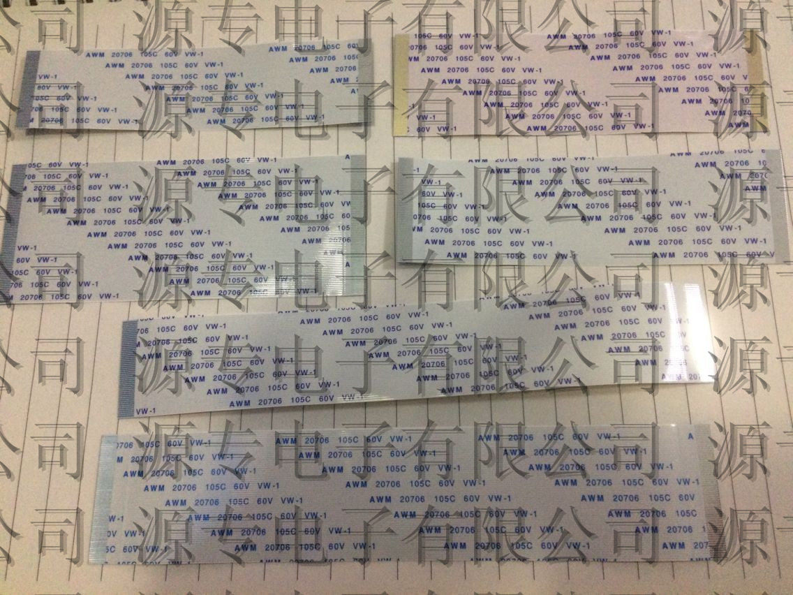 AWM 20706 105C 60V VW-1 all spacing width length specifications can be customized