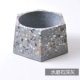 Xưởng sỏi sồi Phong cách Bắc Âu bê tông xi măng lục giác chậu hoa cây xương rồng hoa terrazzo bình xi măng - Vase / Bồn hoa & Kệ