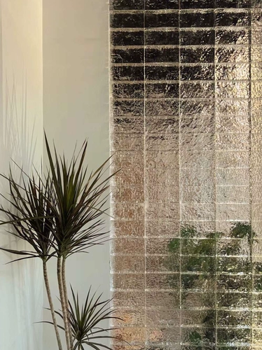 Сплошная стеклянная кирпичная кирпичная кристалл ультра -белый прозрачный квадратный перегород