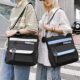 Girls' large capacity canvas bag for middle school students to carry in class