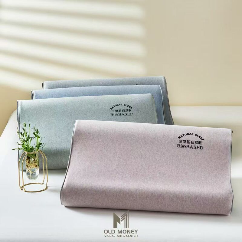 High-End Bio-Based Pillow for Cervical Spine Protection and Sleep Aid, Adult and Parent-Child Pillow, Ultra-Soft Curved Wave Pillow