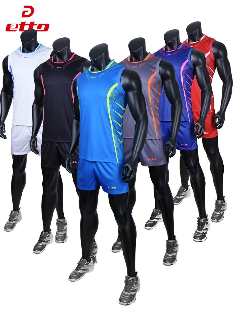 etto Yingtu volleyball suit Men's and women's sleeveless training game uniform perspiration quick-drying can be group purchase custom suit