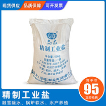 Refined Industrial Salt Water Treatment Boiler Soft Water Salt Sodium Chloride Day Sun Salt De-icing Melt Snow Remover 50 kg Fine Salt