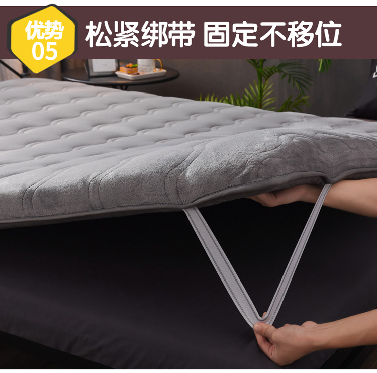 Mùa đông nệm ấm 1,8x2.0 mét đôi 1,5m giường chiếu cộng với nhung dày lông cừu san hô nhíp nệm ngủ trải sàn