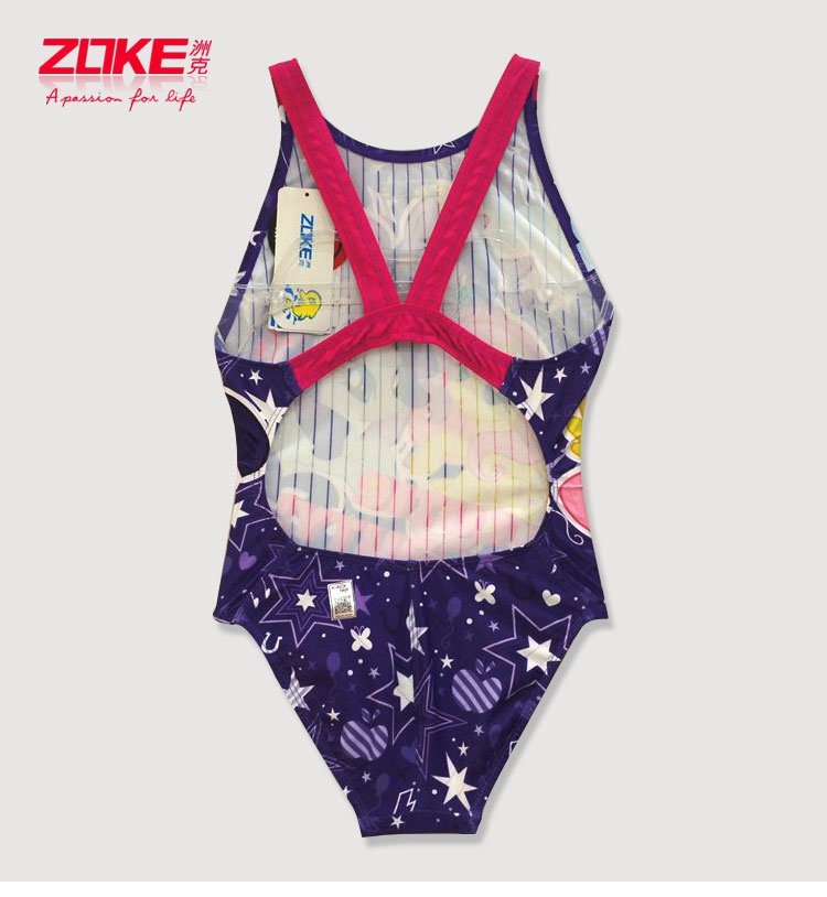 Zoke zhouke trẻ em mới Xiêm tam cô gái đồ bơi chuyên nghiệp trò chơi đào tạo hoạt hình dễ thương - Bộ đồ bơi của Kid quần bơi bé trai