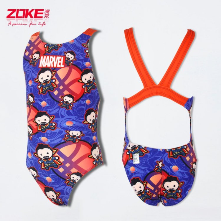 Zoke zhouke trẻ em mới Xiêm tam cô gái đồ bơi chuyên nghiệp trò chơi đào tạo hoạt hình dễ thương - Bộ đồ bơi của Kid quần bơi bé trai