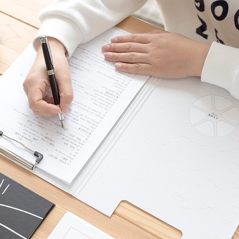 folder writing small ... paper board exam stationery A4 fresh