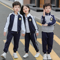 Kindergarten Garden Clothing College Spring and Autumn Sports Three Piece Childrens Cotton Class Clothes Set Primary School uniform Teacher Dress