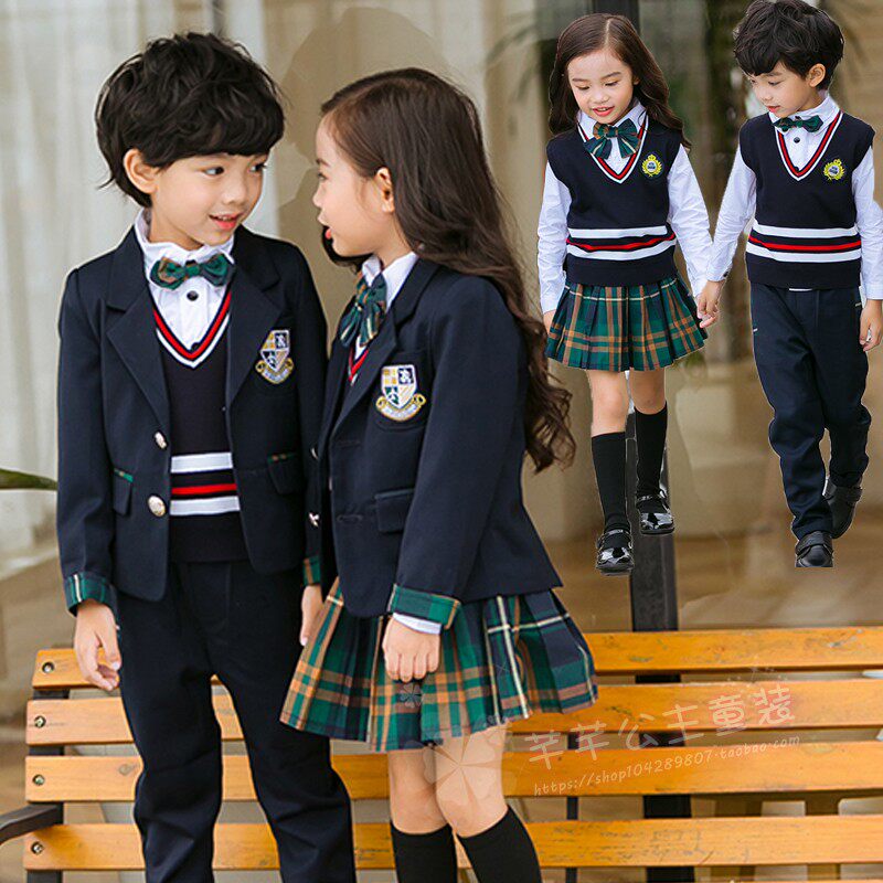 Children's suit Kindergarden suit Kindergarten suit Winter Englen College Wind School Wind School Class Class Class