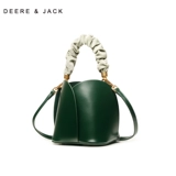 Льняная сумка, сумка через плечо, в цветочек, из натуральной кожи