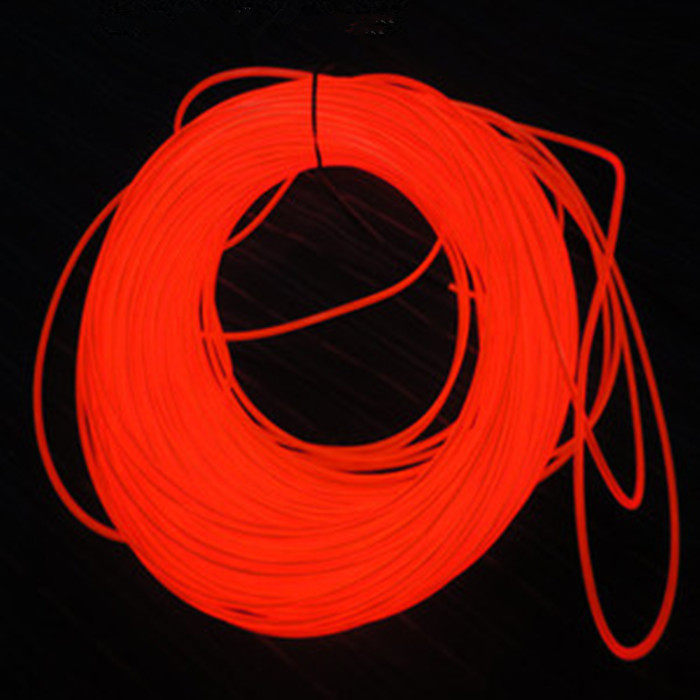 3 2MM decorative dance costumes cold light fluorescent dance el luminous line fluorescent light luminous performance clothing materials