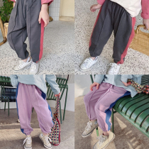 Spring and Autumn Style ~ Childrens Kindergarten Magic Pants Korean Boys and Girls Versatile Sports Pants Baby Casual Sweatpants Trendy Outerwear