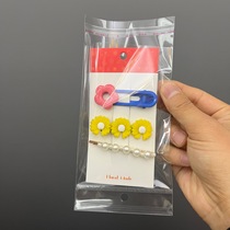 New Year red card head stall hair accessories packaging card diy handmade accessories long three or four card slot card paper