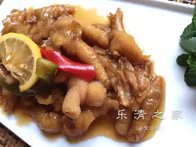 (Pickled pepper chicken claws)Garlic chicken claws Garlic chicken claws Vinegar slightly spicy 300g semi-finished ingredients Yueqing House