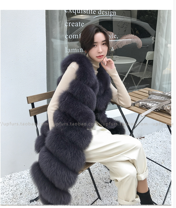 Manteau de fourrure femme UPFURS - Ref 3173999 Image 23