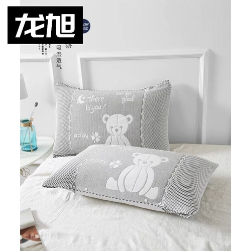 Хлопковая марлевая подушка для влюбленных для домашнего использования, полотенце