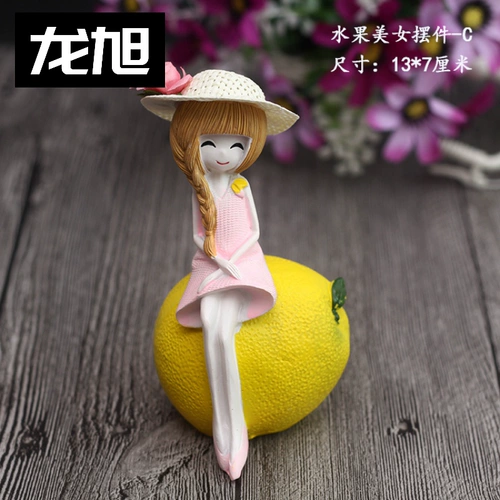 Фруктовые украшения для девочек, украшения для торта, кукла, богиня, украшения для торта, аксессуары, украшения, фруктовые украшения для красоты