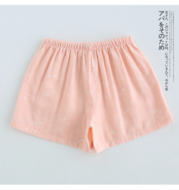 Mùa hè 2018 mỏng cotton sợi cotton vài chiếc quần short nam năm quần nữ quần short ngủ quần nhà quần short nữ