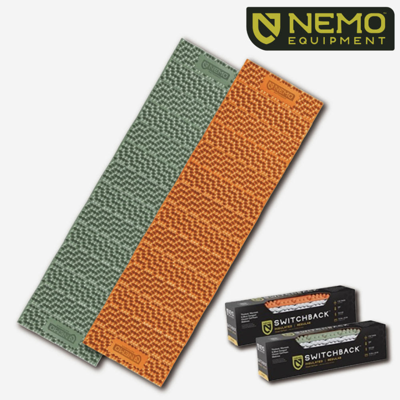 Nemo Switchback Thickened Foam Moisture-Proof Mat for Outdoor Camping Tent, Foldable Egg Nest Sleeping Pad