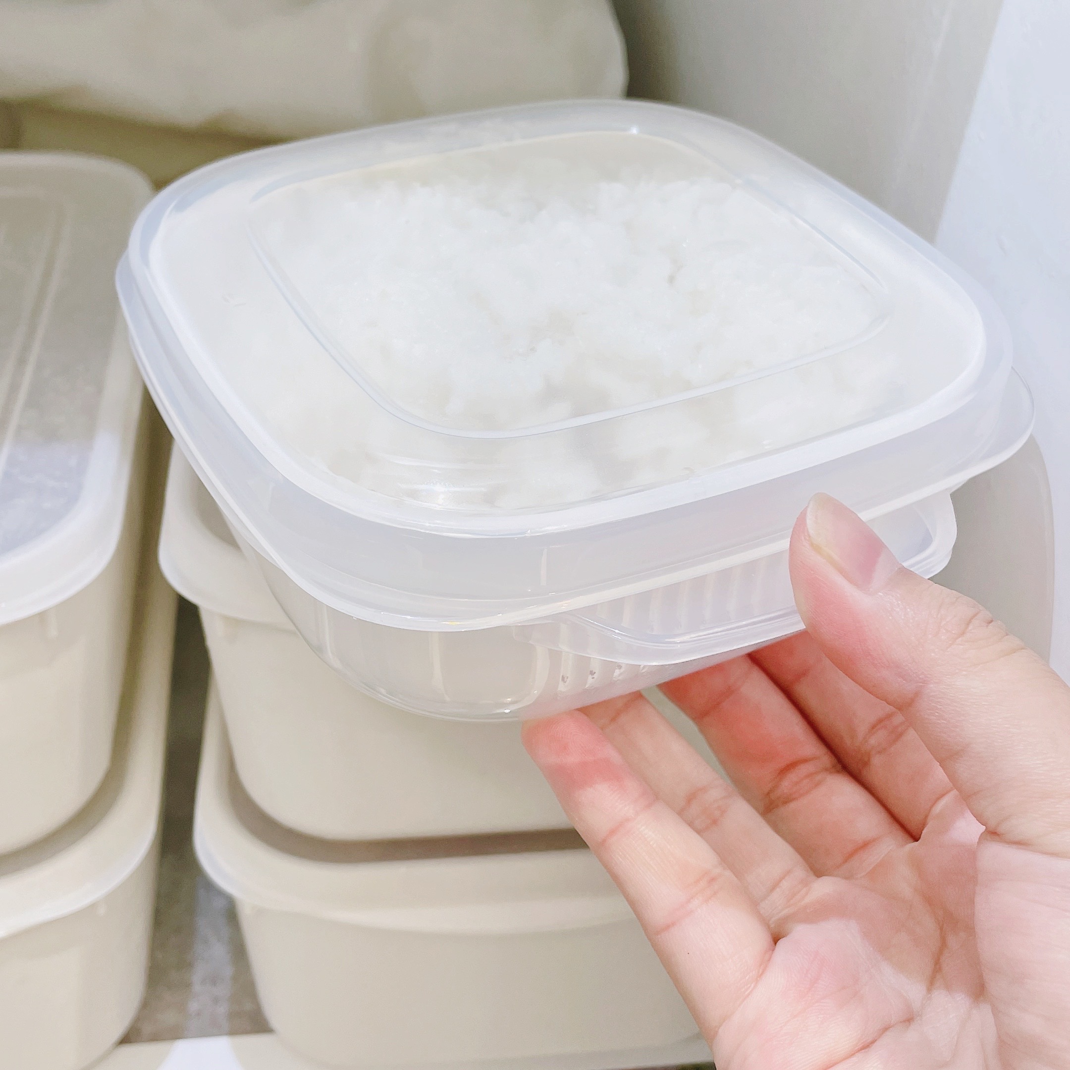 AlwaysZ Kitchen Rice Bag DRAIN MICROWAVE OVEN AVAILABLE REFRIGERATED FROZEN BOX REFRESHING BOX RICE BOX 