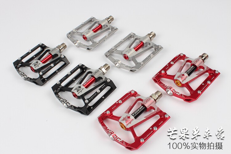 Педали для велосипеда meroca 自行车脚踏 du培林 轴承 公路车铝合金脚蹬 山地车脚踏板 31903662