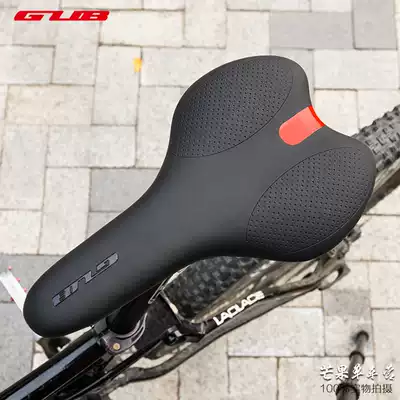 GUB mountain road folding bicycle cushion widened large thick wear-resistant PVC leather foam filled saddle