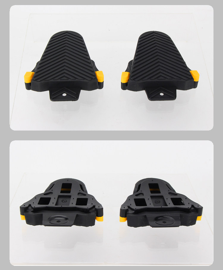 Педали для велосипеда 公路自行车锁踏锁片适用spd禧玛诺/look keo锁片保护套锁踏转平踏 Riro