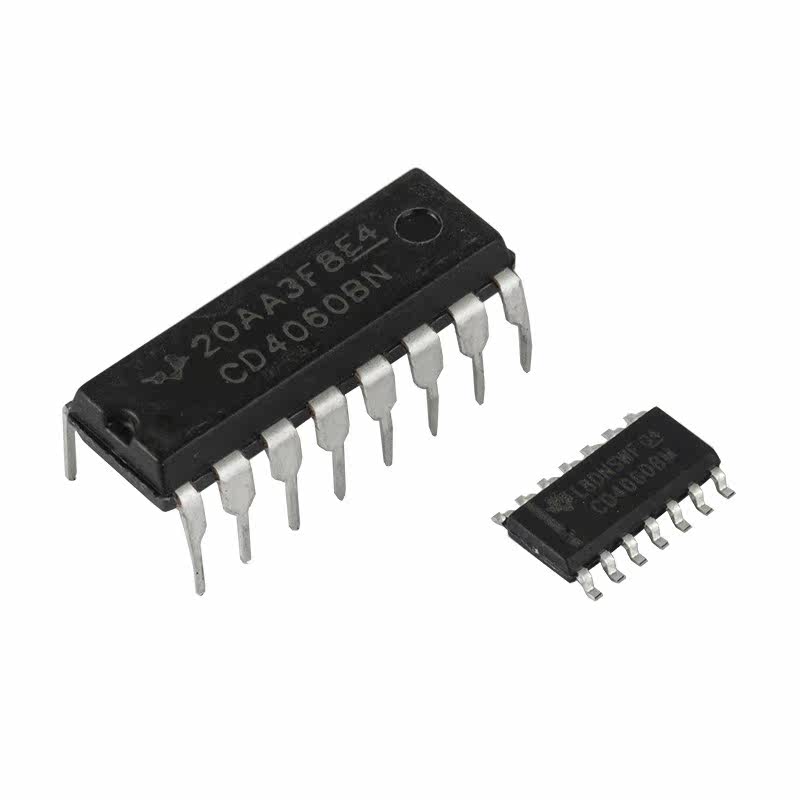 CD4060 binary counter integrated IC in-line patch DIP-16 SOP-16