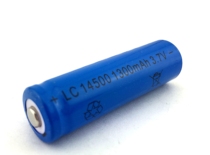 God Fire 14500 Lithium Battery 1300mAh 3 7V Rechargeable Battery Real Capacity 