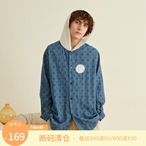 Dodo Cocoa 21 Spring Summer Retro Plaid Loose Casual Lianhood Long Sleeve Short jacket Home Jacket Exterior Wear