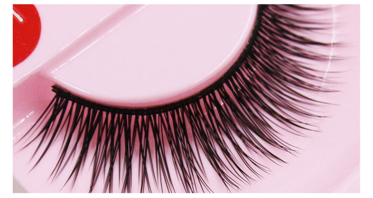Magic Angel Sharp Tip Lông mi giả tự nhiên Dày nhiều lớp chéo Lông mi dài Dây đeo 10 cặp L46 - Lông mi giả mi giả dưới